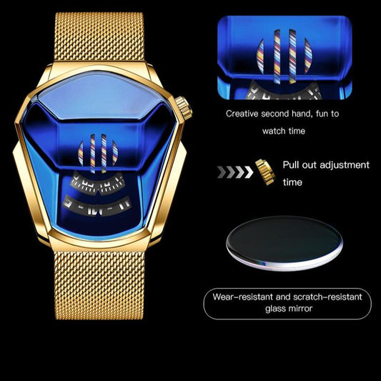 Luksusowy męski zegarek sportowy-- Seria Speed Diamond