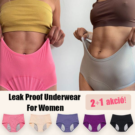 【2+1 gratis】Wysokiej jakości majtki fizjologiczne z wysokim stanem zapobiegające przeciekaniu bocznemu