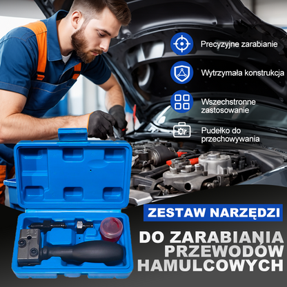 Uniwersalny zestaw narzędzi do rozwiercania przewodów hamulcowych samochodowych