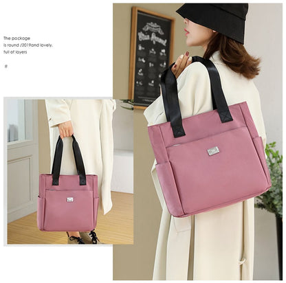 🔥Wodoodporna nylonowa torba na ramię o dużej pojemności z wieloma kieszeniami👜