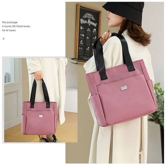 🔥Wodoodporna nylonowa torba na ramię o dużej pojemności z wieloma kieszeniami👜