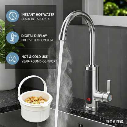 👩‍🍳Bateria z bezzbiornikowym podgrzewaczem wody