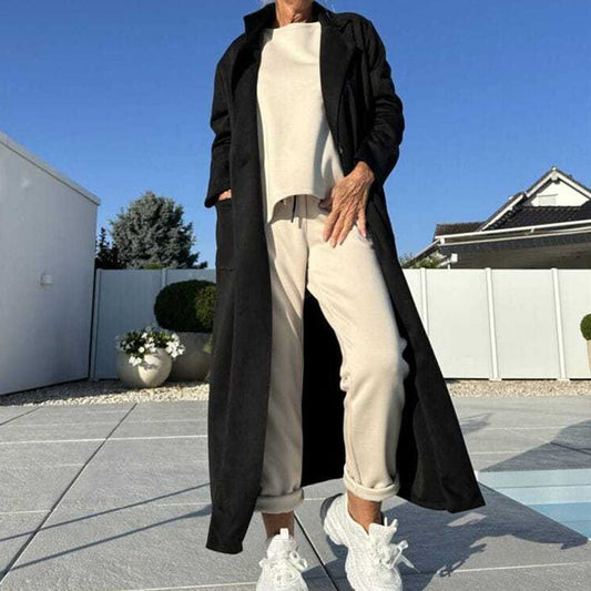 🍂Ciepłe i stylowe płaszcze w jednym kolorze