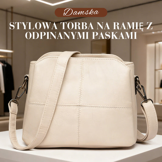 👜Damska stylowa torba na ramię z odpinanymi paskami