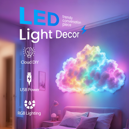 DIY Dekoracja świetlna LED „Burzowa chmura”