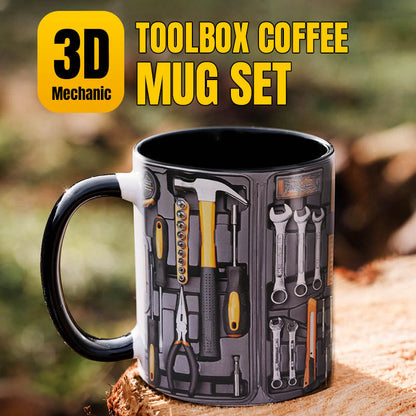 🔨Zestaw narzędzi mechanicznych 3D Kubek do kawy☕