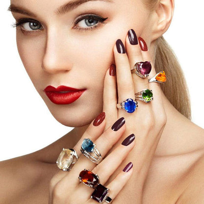 💥50% zniżki💅 Wodoodporne samoprzylepne naklejki na paznokcie z brokatem