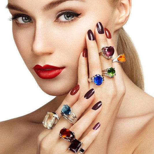 💥50% zniżki💅 Wodoodporne samoprzylepne naklejki na paznokcie z brokatem