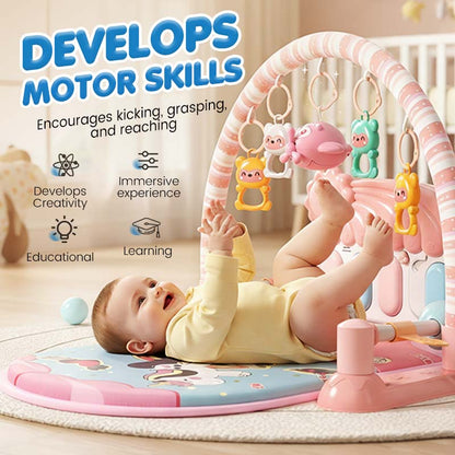 🎁Mata do zabawy z muzycznym pianinkiem dla niemowląt 3 w 1