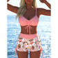 🩱Zestaw bikini damskiego – top wiązany, szorty typu boyshorts, różne fasony 🏖️