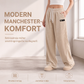 👖 Lösa vida korderojbyxor för damer med dragsko – mjuka, smickrande, elastisk midja, perfekta för vardag och jobb! ✨