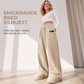 👖 Lösa vida korderojbyxor för damer med dragsko – mjuka, smickrande, elastisk midja, perfekta för vardag och jobb! ✨