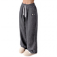 👖 Lösa vida korderojbyxor för damer med dragsko – mjuka, smickrande, elastisk midja, perfekta för vardag och jobb! ✨