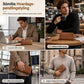 Men Long Zipperplånbok Med Stor Kapacitet Mångsidig Kortväska Clutch-väska