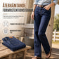 Kvinnor Klassisk Rakt Ben Stretchig Denim Jeans
